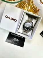 Casio Homme MTP-VD01D-1E  Acier Cadran Noir Étanche Durable MTP-VD01D-1E https://aiguilledeluxe.com original Algerie DZ