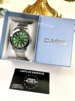 Casio Homme  MTP-VD01D-3BV Élégante Acier Vert Résistante Étanche MTP-VD01D-3BV https://aiguilledeluxe.com original Algerie DZ