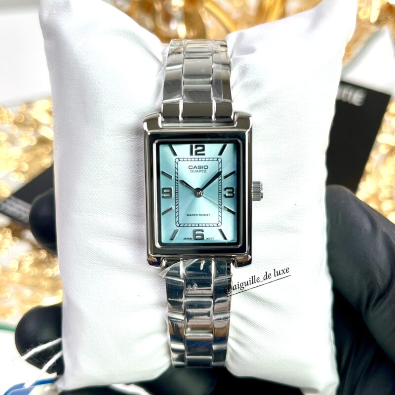 Casio Femme LTP-1234DD-2A en Acier Inoxydable Cadran Carré Bleu LTP-1234DD-2A https://aiguilledeluxe.com original Algerie DZ