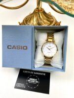 Casio Femme Montre Analogique LTP-VT01G-7B Élégance Dorée Design Raffiné LTP-VT01G-7B https://aiguilledeluxe.com original Algerie DZ