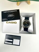 Casio Homme MTP-1370L-1A Élégante Cuir Noir Date et Jour MTP-1370L-1A https://aiguilledeluxe.com original Algerie DZ