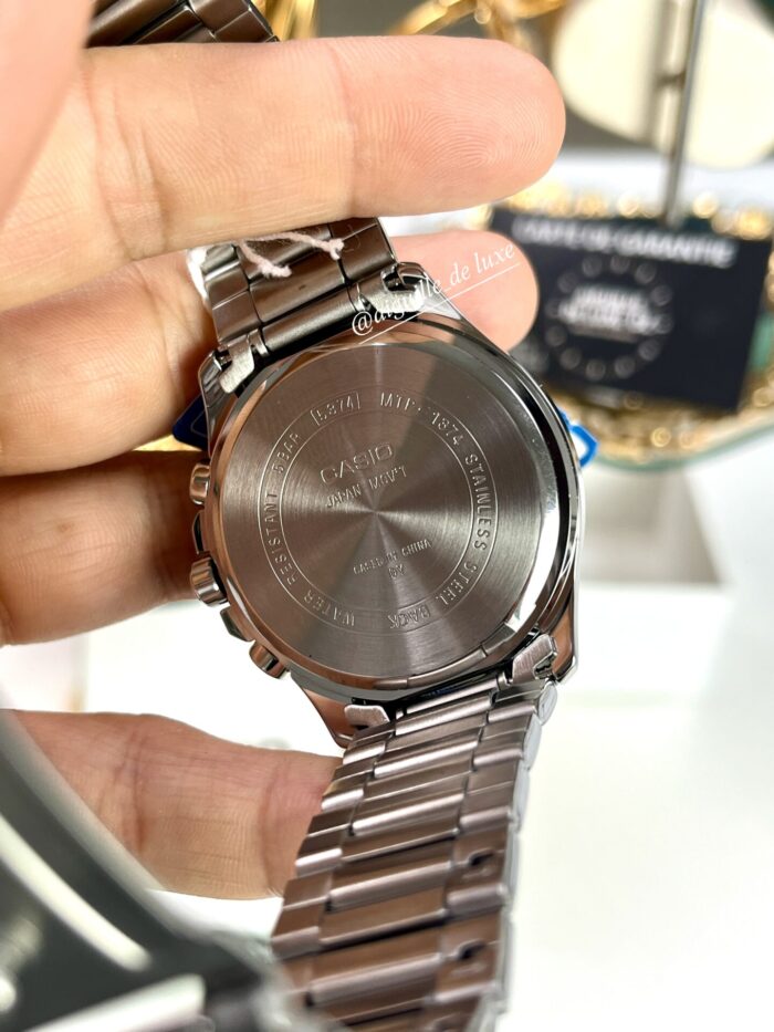 Casio Homme MTP-1374D-1A3 Multifonctions Acier Cadran Noir MTP-1374D-1A3 https://aiguilledeluxe.com original Algerie DZ
