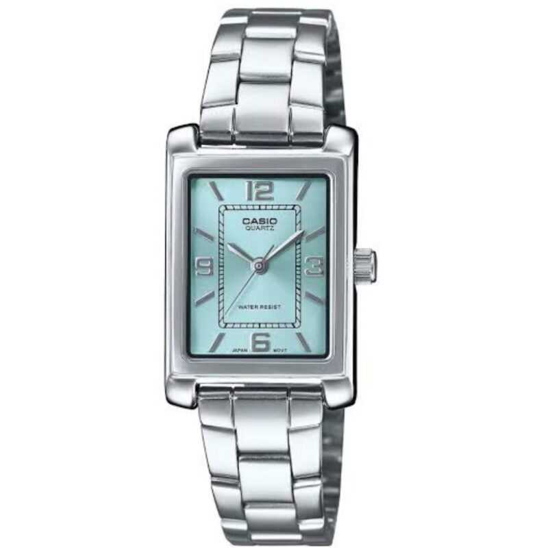 Casio Femme LTP-1234DD-2A en Acier Inoxydable Cadran Carré Bleu LTP-1234DD-2A https://aiguilledeluxe.com original Algerie DZ