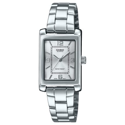 Casio Femme LTP-1234DD-7A Acier Classique Cadran Rectangulaire Blanc LTP-1234DD-7A https://aiguilledeluxe.com original Algerie DZ