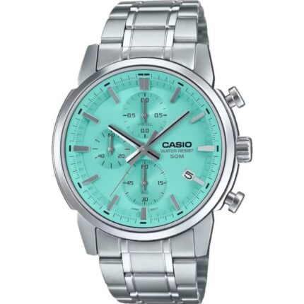 Casio Homme MTP-E510D-2A1 Acier Multifonction Cadran Bleu Tiffany MTP-E510D-2A1 https://aiguilledeluxe.com original Algerie DZ