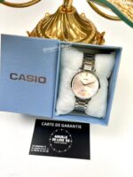 Casio Femme LTP-VT01D-4B Simplicité Elégance Cadran Rose LTP-VT01D-4B https://aiguilledeluxe.com original Algerie DZ