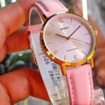 Casio Femme LTP-VT01GL-4B Élégante Boitier Doré Cadran Rose Bracelet Cuir Rose LTP-VT01GL-4B https://aiguilledeluxe.com original Algerie DZ