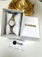 Casio Femme Montre Analogique LTP-1129G-7B Élégance Bicolore Raffiné Chiffres Arabes LTP-1129G-7B https://aiguilledeluxe.com original Algerie DZ