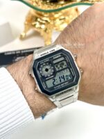Casio Homme AE-1200WD-1A Classique Robuste Acier Inoxydable Argenté Digital Multifonction 100M AE-1200WD-1A https://aiguilledeluxe.com original Algerie DZ