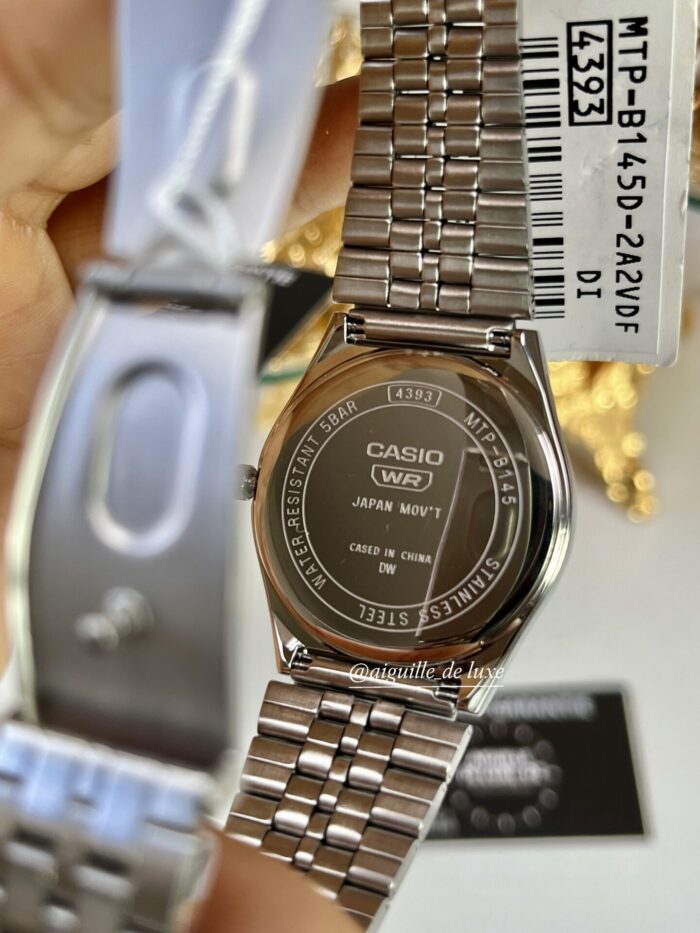 Casio Homme MTP‑B145D‑3A Montre Vintage Acier Cadran Vert Élégant MTP-B145D-3A https://aiguilledeluxe.com original Algerie DZ