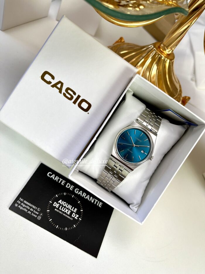 Casio Homme MTP‑B145D‑3A Montre Vintage Acier Cadran Vert Élégant MTP-B145D-3A https://aiguilledeluxe.com original Algerie DZ