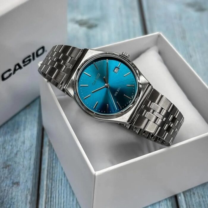 Casio Homme Analogique MTP-B145D-2A2  Élégance Rétro Bracelet Acier Inoxydable MTP-B145D-2A2 https://aiguilledeluxe.com original Algerie DZ