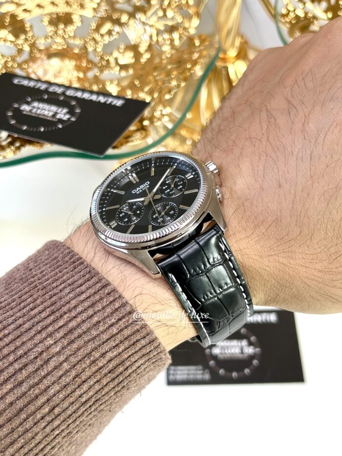 Casio Homme Chronographe MTP-1375L-1A Élégance Classique Bracelet Cuir MTP-1375L-1A https://aiguilledeluxe.com original Algerie DZ