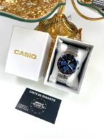 Casio Homme MTP-1374D-2A Élégante Acier Inoxydable Bleu Analogique Multifonction MTP-1374D-2A https://aiguilledeluxe.com original Algerie DZ