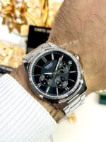Casio Homme MTP-1375D-1A Chronographe Brillant Bracelet Acier Cadran Noir Élégant MTP-1375D-1A https://aiguilledeluxe.com original Algerie DZ