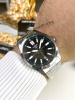 Casio Homme MTP-VD02D-1E Élégante Acier Inoxydable Cadran Noir MTP-VD02D-1E https://aiguilledeluxe.com original Algerie DZ