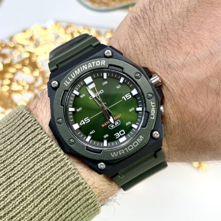 Casio Homme MW-620H-3A Robuste Résine Cadran Vert Étanche 100M MW-620H-3A https://aiguilledeluxe.com original Algerie DZ