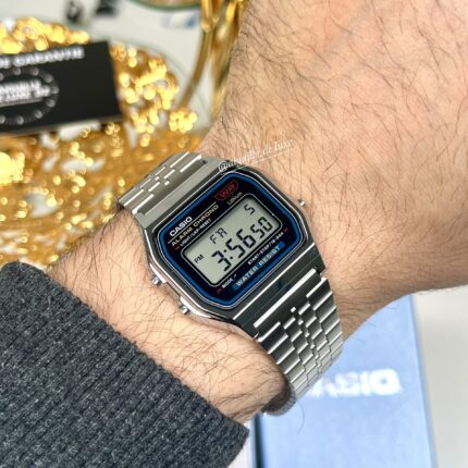 Casio Unisexe A159W-N1 Vintage Digitale Acier Inoxydable A159W-N1 https://aiguilledeluxe.com original Algerie DZ