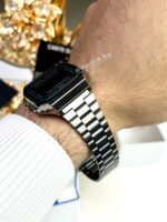 Casio Unisexe A168WGG-1B Élégance Sombre Acier Inoxydable Noir Digital Multifonction A168WGG-1B https://aiguilledeluxe.com original Algerie DZ