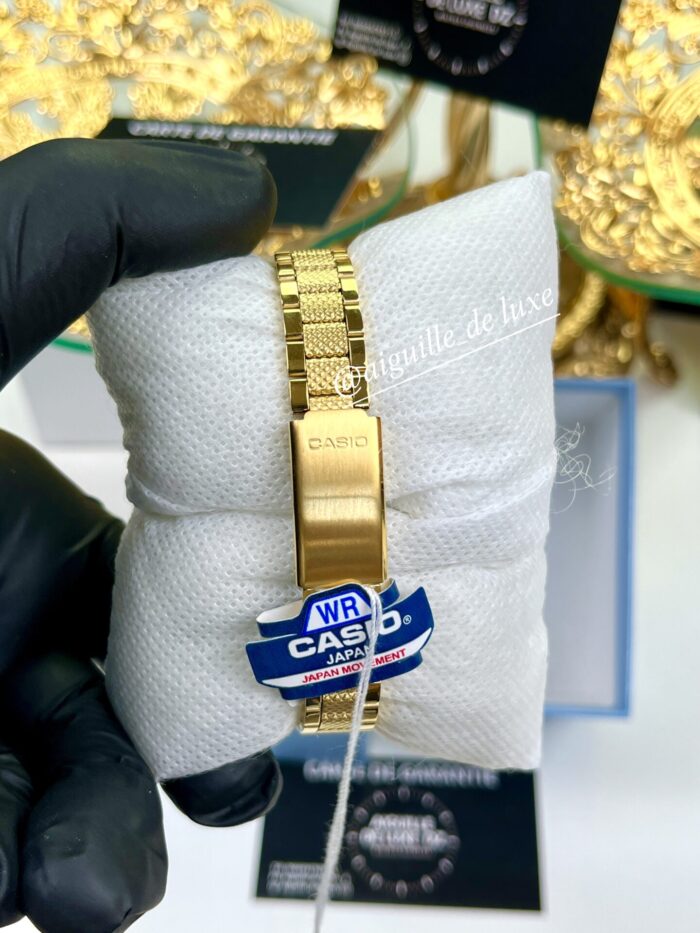 Casio Femme LTP-1274G-7A Élégante Cadran Blanc Bracelet Doré LTP-1274G-7A https://aiguilledeluxe.com original Algerie DZ