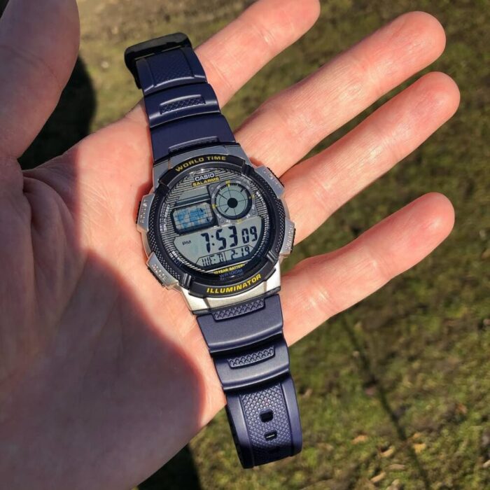 Casio Homme AE-2000W-1B Digitale Multifonction 200M Autonomie 10 Ans AE-2000W-1B https://aiguilledeluxe.com original Algerie DZ