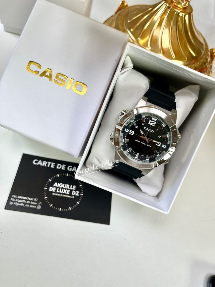 Casio Homme AMW-870-1A Analogique-Digitale Cadran Noir Bracelet Résine AMW-870-1A https://aiguilledeluxe.com original Algerie DZ
