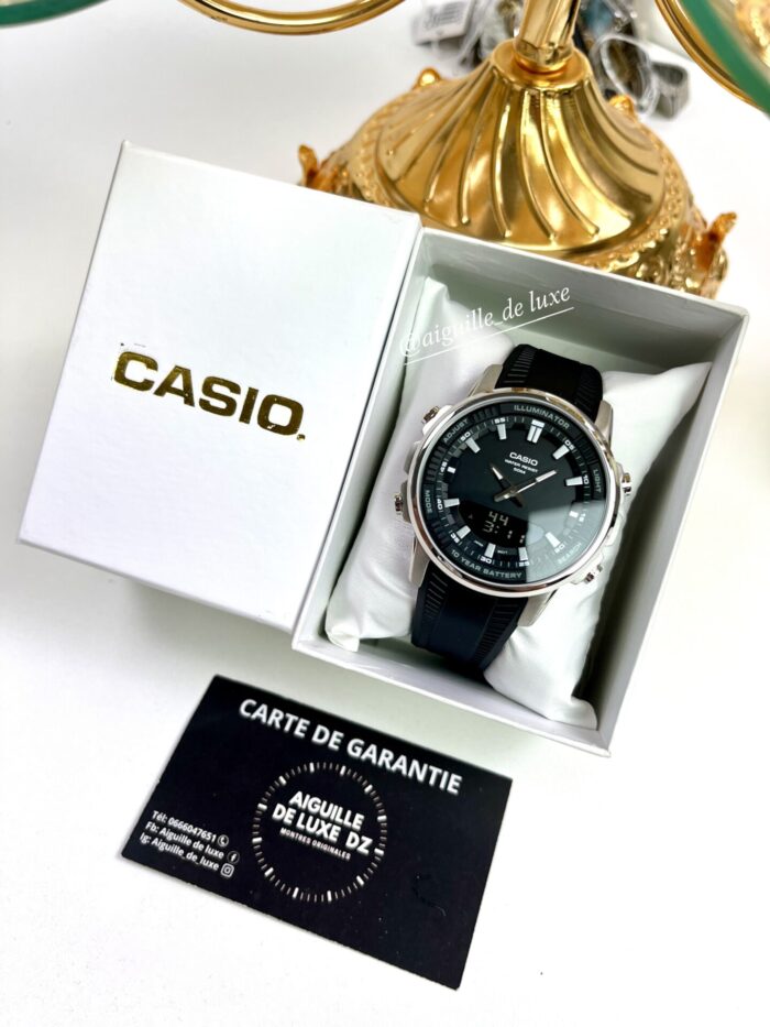 Casio Homme AMW-880-1A Analogique-Digitale Cadran Noir Bracelet Résine AMW-880-1A https://aiguilledeluxe.com original Algerie DZ