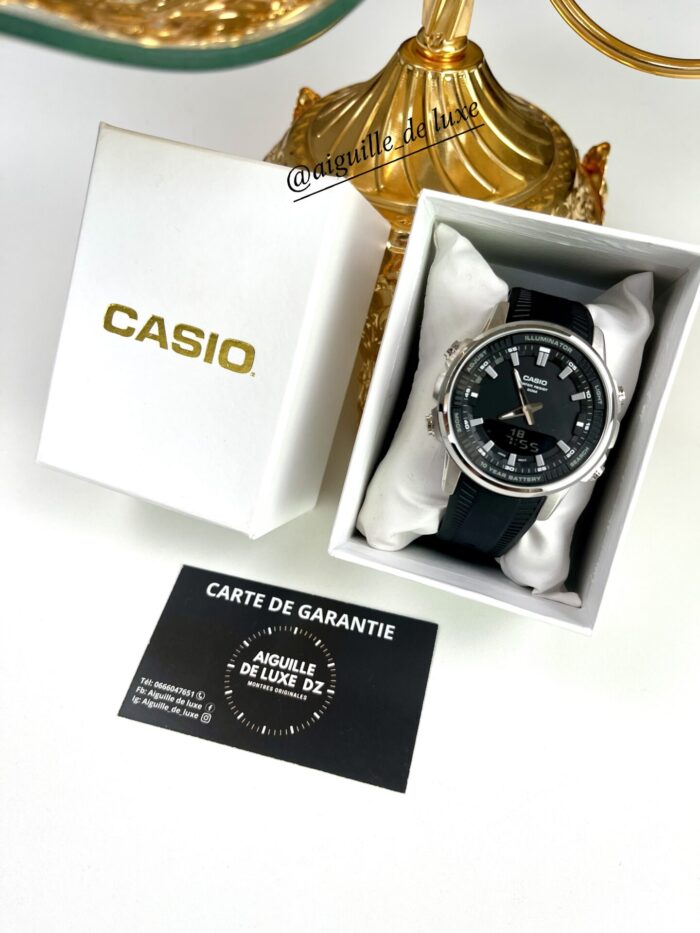 Casio Homme AMW-880-1A Analogique-Digitale Cadran Noir Bracelet Résine AMW-880-1A https://aiguilledeluxe.com original Algerie DZ