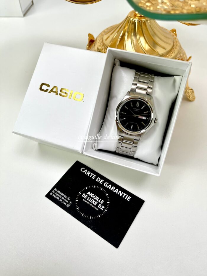 Casio Homme Analogique MTP-1239D-1A Élégance Noir MTP-1239D-1A https://aiguilledeluxe.com original Algerie DZ