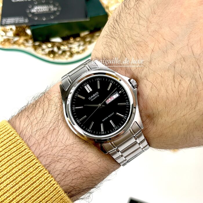 Casio Homme Analogique MTP-1239D-1A Élégance Noir MTP-1239D-1A https://aiguilledeluxe.com original Algerie DZ