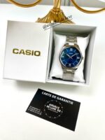 Casio Homme MTP‑V004D‑2B Élégante Robuste Cadran Bleu en Acier MTP-V004D-2B https://aiguilledeluxe.com original Algerie DZ