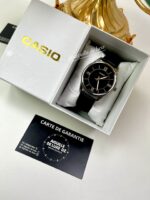 Casio Homme MTP-V005L-1B5 Élégante Cuir Noir Cadran Noir Chiffres Romains MTP-V005L-1B5 https://aiguilledeluxe.com original Algerie DZ