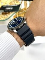 Casio Homme MTP-VD01-2E Sportive Boîtier Acier Inoxydable Cadran Bleu Foncé Bracelet Résine Noire MTP-VD01-2E https://aiguilledeluxe.com original Algerie DZ