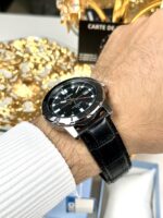 Casio Homme MTP-VD01L-1E  Sportive Cadran Noir Bracelet Cuir Noir MTP-VD01L-1E https://aiguilledeluxe.com original Algerie DZ