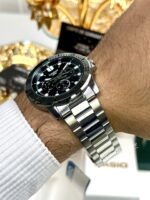 Casio Homme MTP-VD300D-1E Multifonction Acier Inoxydable Cadran Noir MTP-VD300D-1E https://aiguilledeluxe.com original Algerie DZ