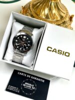 Casio Homme MTP-VD300D-1E Multifonction Acier Inoxydable Cadran Noir MTP-VD300D-1E https://aiguilledeluxe.com original Algerie DZ