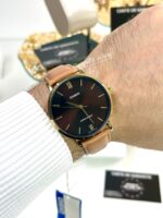 Casio Homme MTP-VT01GL-5B Élégante Boîtier Doré Bracelet Cuir Marron MTP-VT01GL-5B https://aiguilledeluxe.com original Algerie DZ