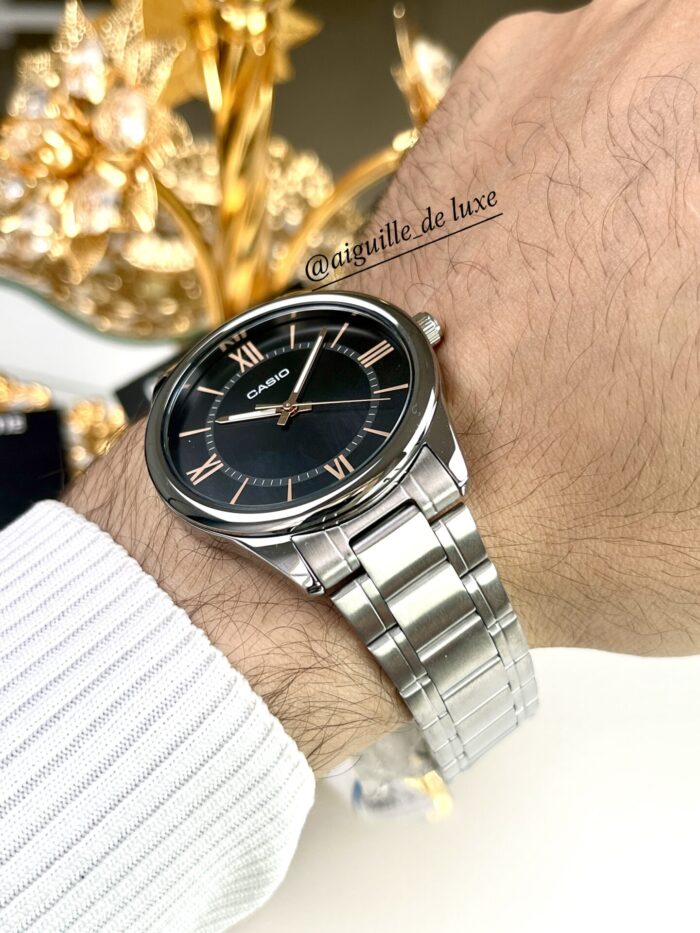 Casio Homme MTP‑V005D‑7B5 Élégante et Robuste Acier Argenté MTP-V005D-7B5 https://aiguilledeluxe.com original Algerie DZ