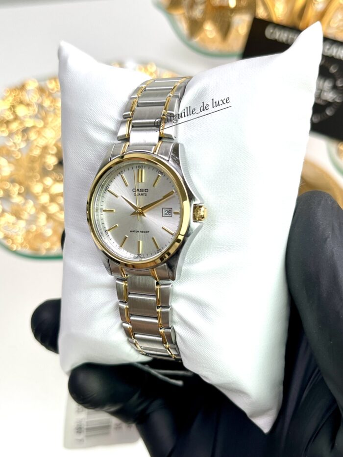 Casio Femme LTP-1183G-7A Montre Bicolore Bracelet Acier Affichage Date LTP-1183G-7A https://aiguilledeluxe.com original Algerie DZ