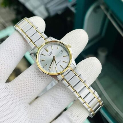 Casio Femme LTP-1183G-7A Montre Bicolore Bracelet Acier Affichage Date LTP-1183G-7A https://aiguilledeluxe.com original Algerie DZ
