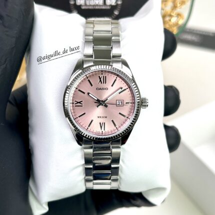 Casio Femme LTP-1302D-4A1 Élégante Acier Inoxydable Cadran Rose (Copie) LTP-1302D-4A1-2 https://aiguilledeluxe.com original Algerie DZ