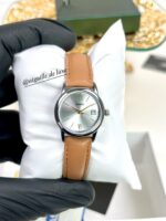 Casio Femme LTP-V002L-7B3 Cuir Marron Cadran Argenté Affichage Date LTP-V002L-7B3 https://aiguilledeluxe.com original Algerie DZ