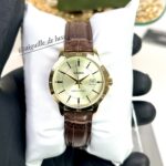 Casio Femme LTP-V004GL-9A Dorée Bracelet Cuir Marron Cadran Doré LTP-V004GL-9A https://aiguilledeluxe.com original Algerie DZ