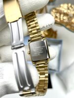 Casio Femme LTP-V007G-9B Rectangulaire Dorée Élégante Bracelet Acier Inoxydable LTP-V007G-9B https://aiguilledeluxe.com original Algerie DZ