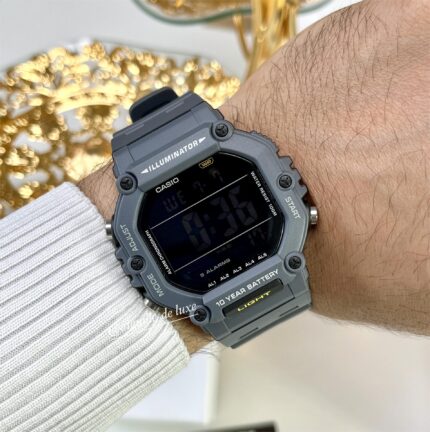 Casio Homme AE-1600H-8B Digitale Résistante Grand Écran Sombre Autonomie de 10 Ans AE-1600H-8B https://aiguilledeluxe.com original Algerie DZ