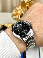 Casio Homme MTP-1381D-1A Montre Analogique Acier Inoxydable Cadran Noir Date/Jour MTP-1381D-1A https://aiguilledeluxe.com original Algerie DZ