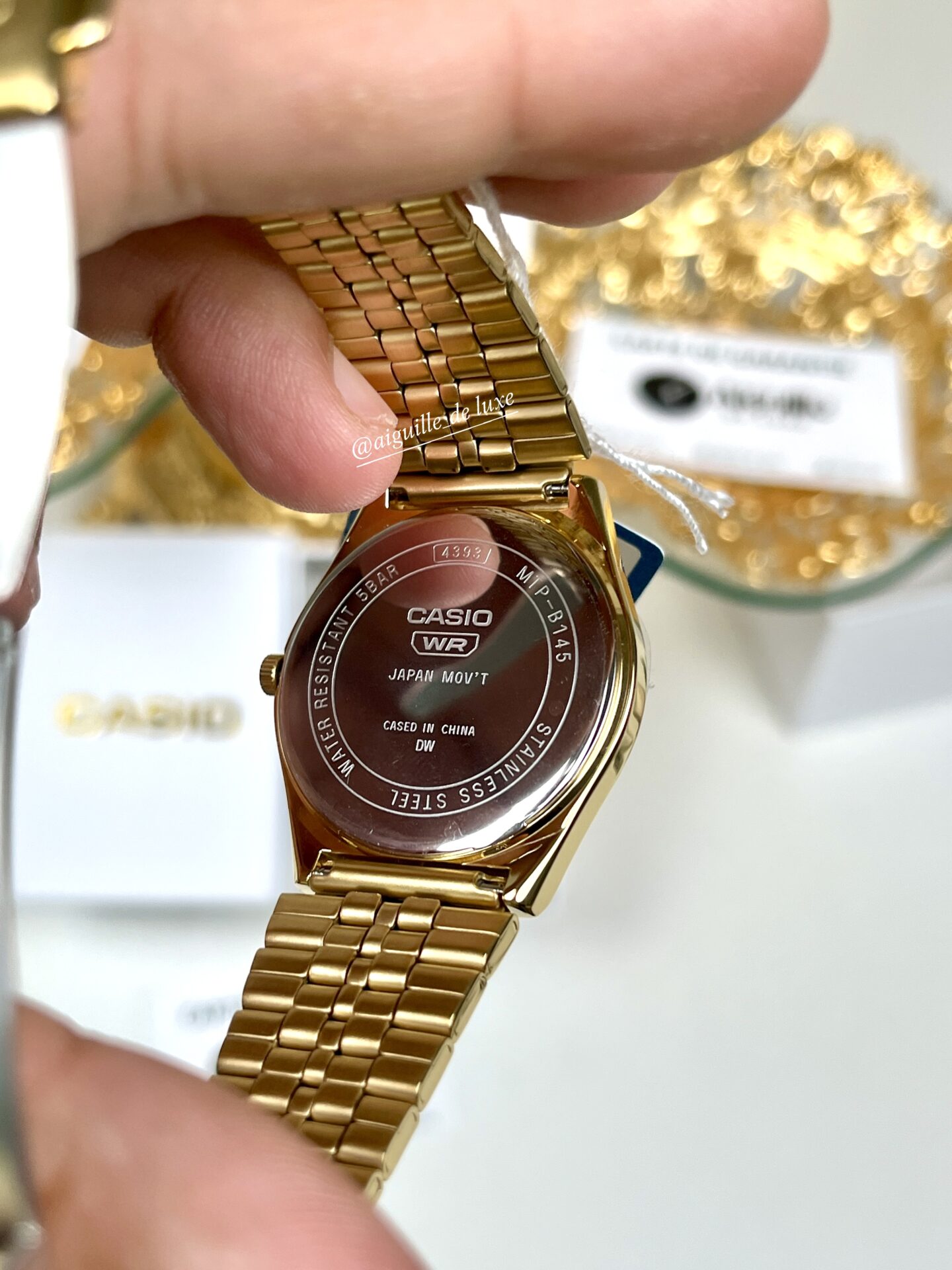 Casio Homme MTP-B145G-9A Dorée Minimaliste Bracelet Acier Affichage Date (⌀ 35 mm) MTP-B145G-9A https://aiguilledeluxe.com original Algerie DZ
