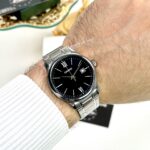 Casio Homme MTP-V002D-1B3  Classique Acier Inoxydable Cadran Noir Affichage Date MTP-V002D-1B3 https://aiguilledeluxe.com original Algerie DZ
