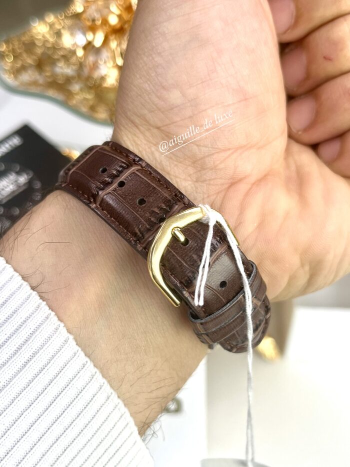 Casio Homme MTP-V004GL-9A Élégante Cadran Doré Cuir Marron Analogique avec Dateur MTP-V004GL-9A https://aiguilledeluxe.com original Algerie DZ