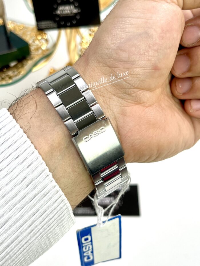 Casio Homme MTP-VD01D-3E1 Acier Inoxydable Cadran Vert Menthe MTP-VD01D-3E1 https://aiguilledeluxe.com original Algerie DZ